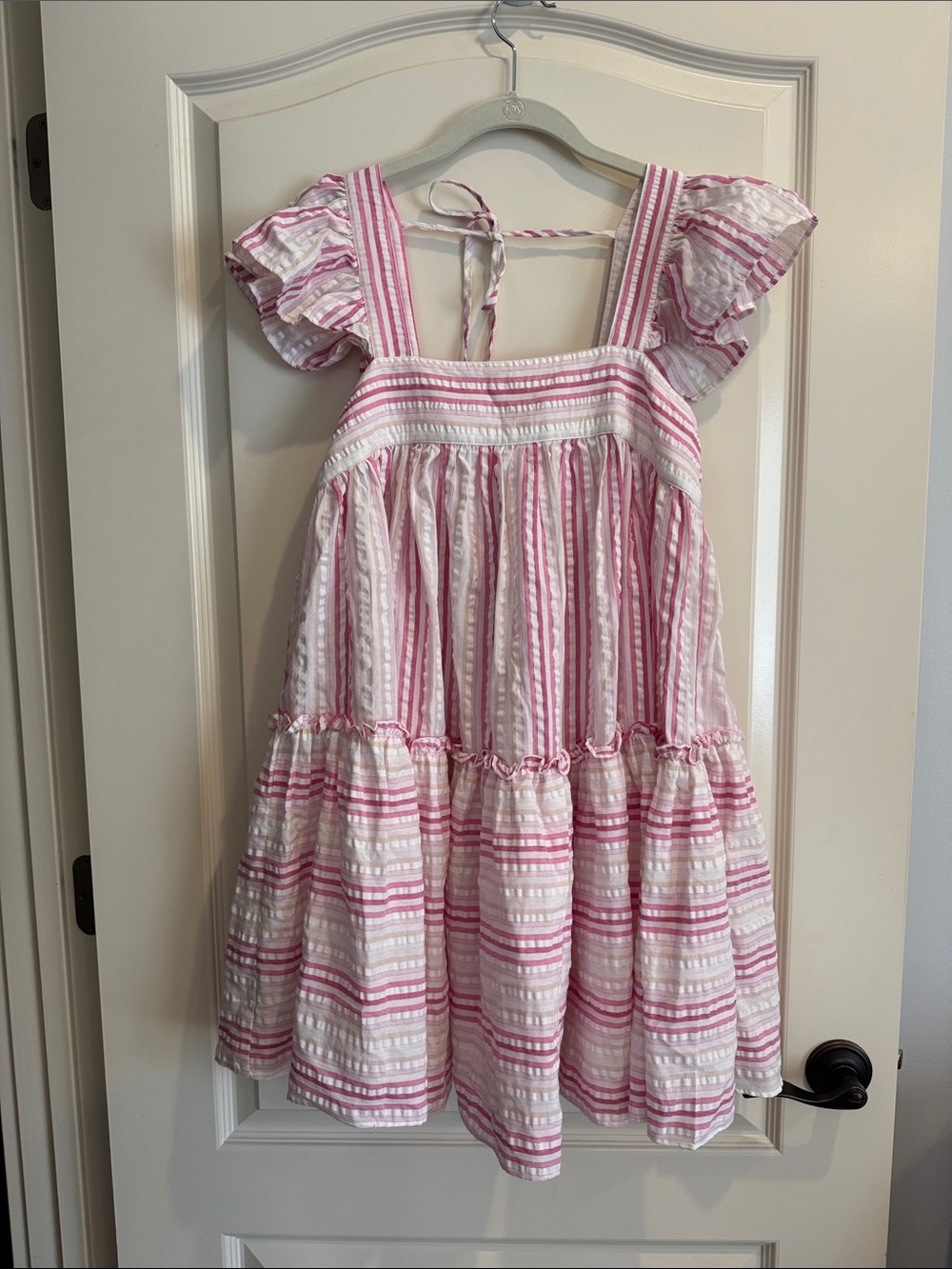 Pink Striped Sundress - Classic Summer Dress